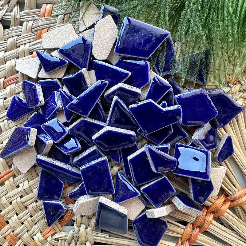 100 グラム磁器モザイクタイル DIY クラフトセラミック - Ceramic Tile Blank のレビューと価格