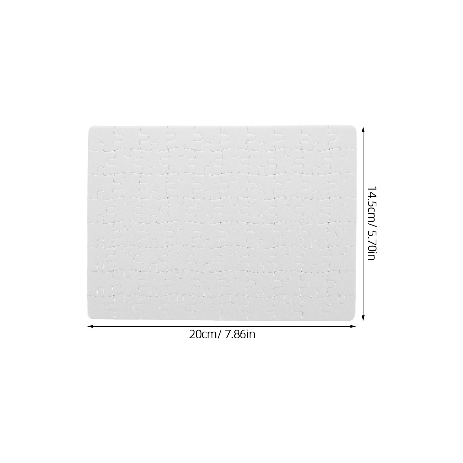 4枚組 無地の白いパズルボード 昇華型ジグソーパズル DIY - Puzzle Blank White のレビューと価格
