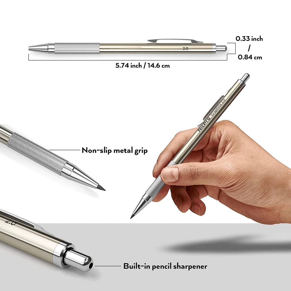 2.0mm 2B シャープペンシル 自動描画ペンシル カラー - Staedtler Pencil Lumocolor のレビューと価格