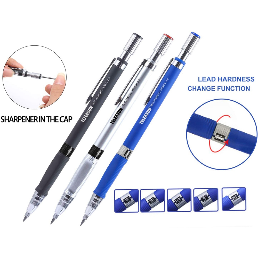 2.0mm 2B シャープペンシル 自動描画ペンシル カラー - Staedtler Pencil Lumocolor のレビューと価格