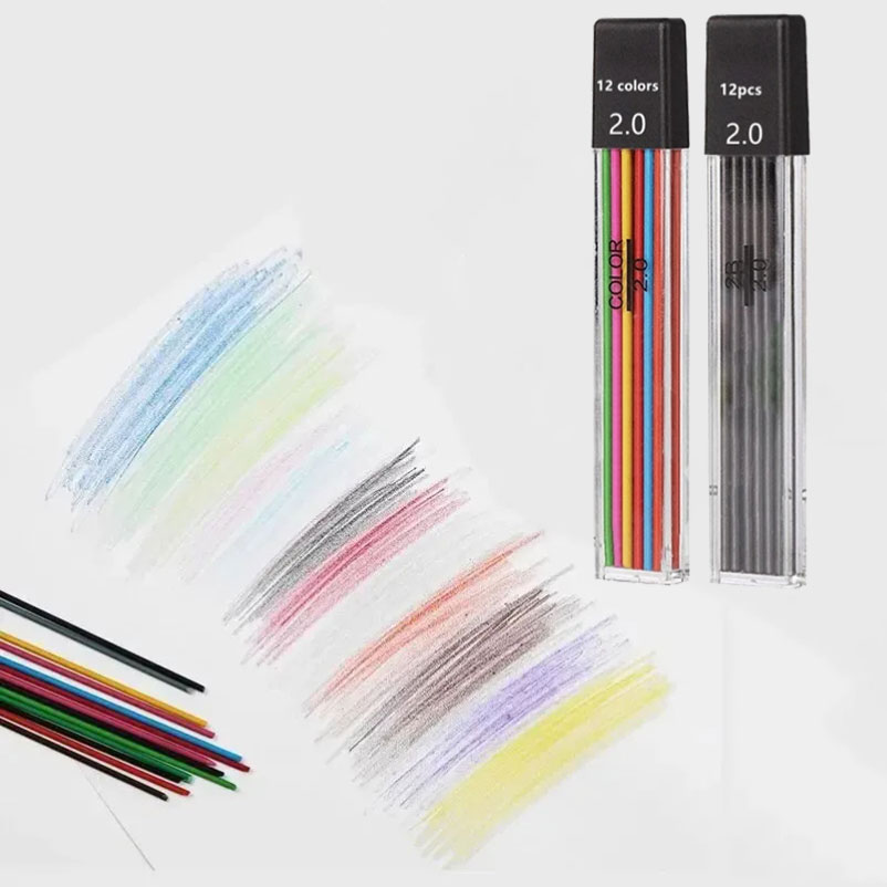 シャープペンシルセット 2.0 ミリメートル 2B 黒/色の - Staedtler Pencil Lumocolor のレビューと価格
