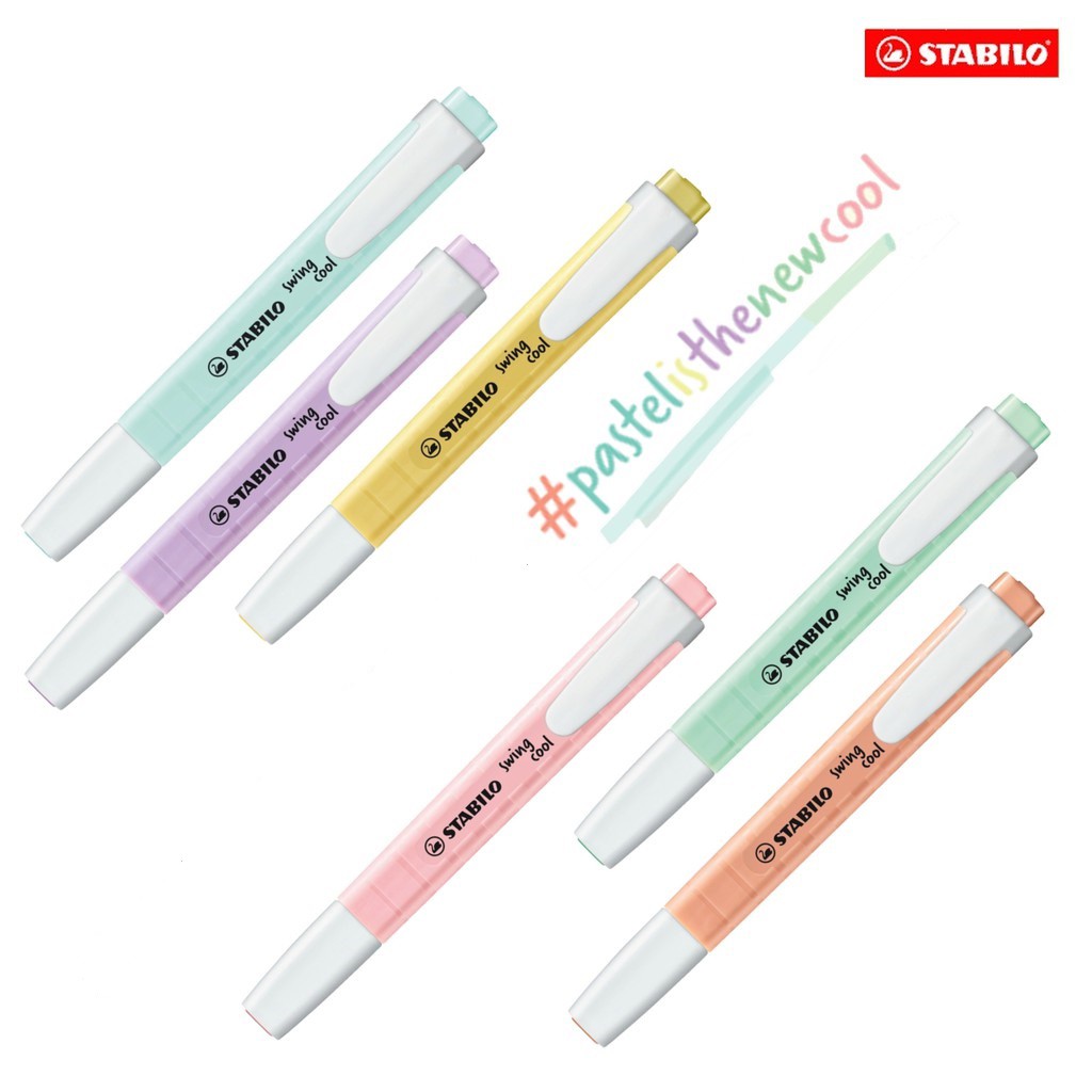 ハイライター - STABILO スイングクール - 6本パ - Stabilo Marker Swing Cool のレビューと価格
