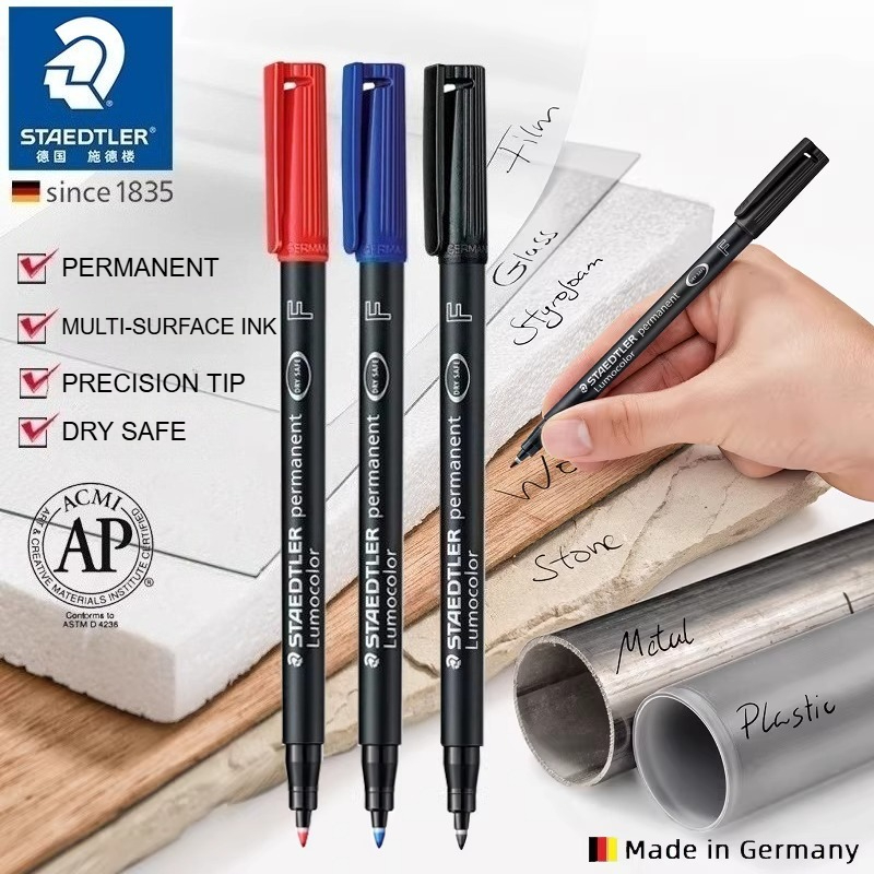 1本入り ステッドラー ルモカラー ユニバーサルペン、フェル - Staedtler Pencil Lumocolor のレビューと価格