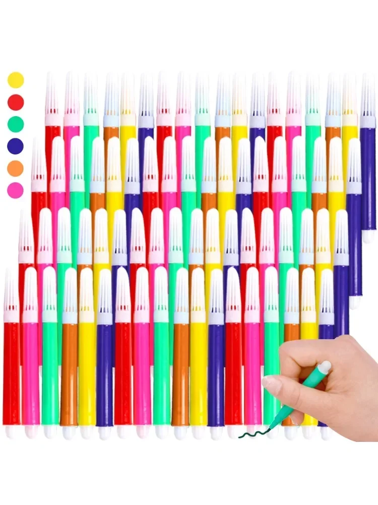 4-24 パック 6 色水彩ペンミニ描画マーカー不織布落書き - Copic Marker Sketch のレビューと価格