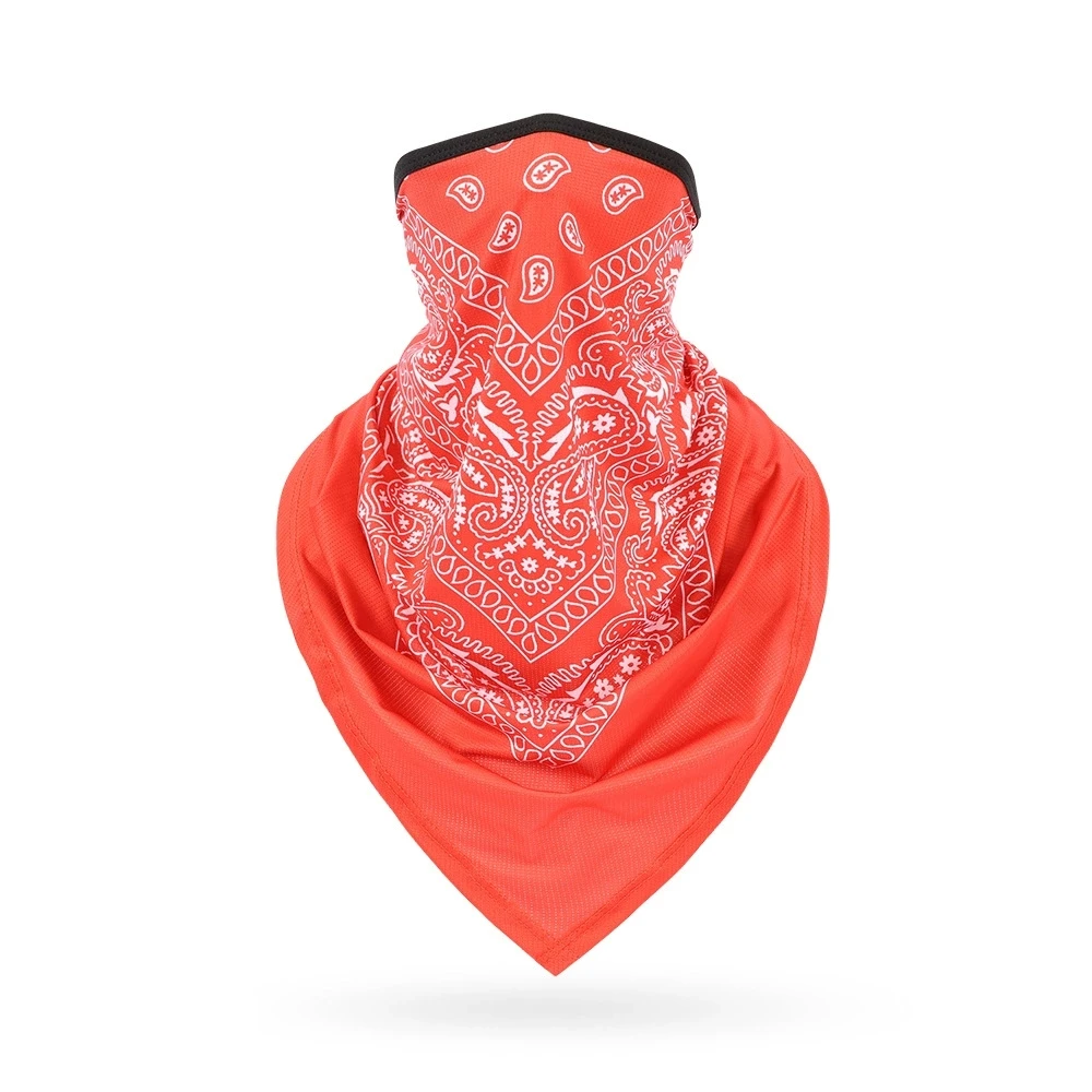 多機能バンダナマスクブラックホワイトヒップホップバンダナラッ - Bandana Blank White のレビューと価格